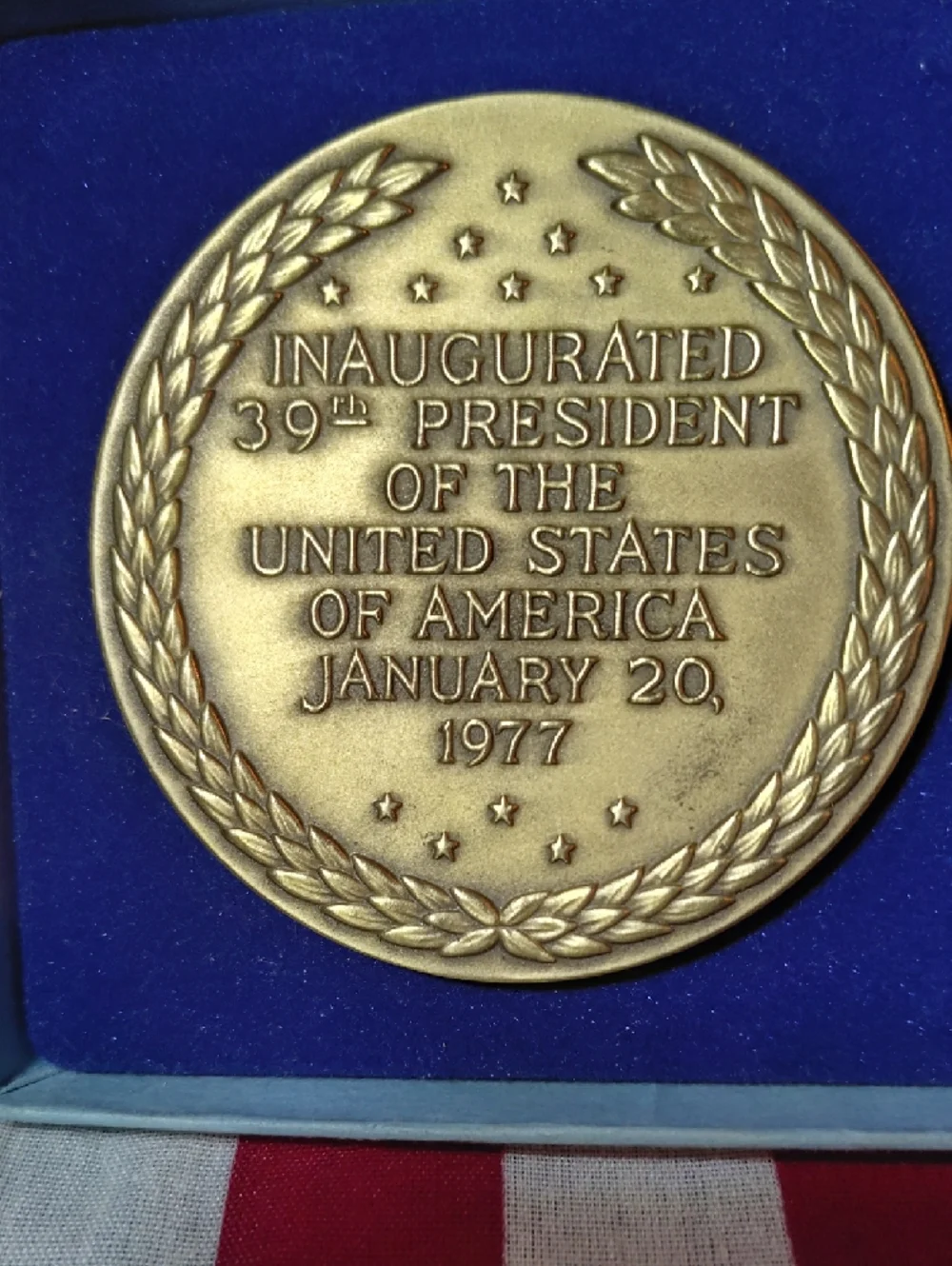 🌹PRISTINE 1977 Jimmy Carter Official Inaugural Medal – Low # Limited Edition🌹